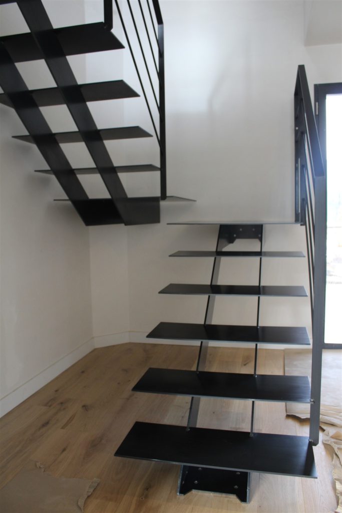 Escalier et garde-corps en acier | Steel Contemporain